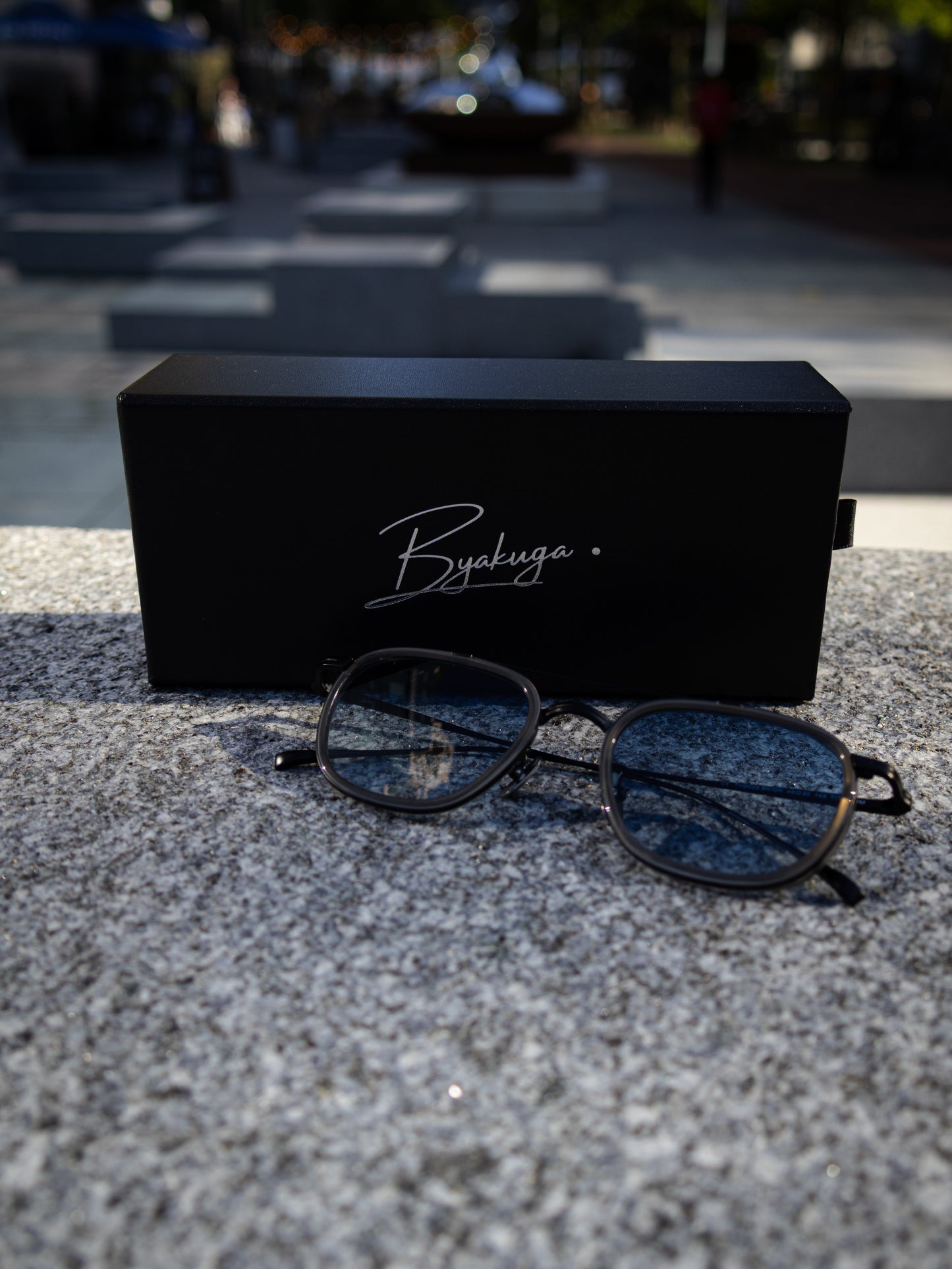 Byakuya Grey Glasses